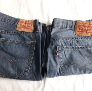 2 pairs barely worn Men's Levi's